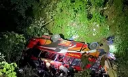 BUS Masuk Jurang di Kebun Kopi, 3 Orang Meninggal Dunia dan BUS Honda Jaya Terbakar!