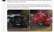 Postingan Twitter Ayah David Ozora, yang Memperlihatkan Mobil Mario Dandy yang Telah Diganti Plat Nomornya