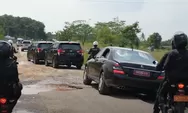 Video Viral Mobil Presiden Nyangkut di Jalan Rusak Lampung, Begini Penjelasan Protokol Presiden