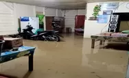 Sungai Sibuni-buni Meluap Genangi Rumah Warga dan Tembok RSU Tarutung Amblas 