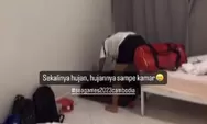 Kamar pemain Bulu Tangkis Putri Indonesia di perkampungan atlet SEA GAMES 2023 Kamboja, bocor parah