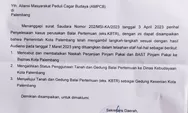 Sah, Balai Pertemuan eks KBTR Menjadi Gedung Kesenian Palembang