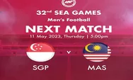 Prediksi Skor Timnas Singapura U22 vs Malaysia SEA Games 2023 Kamboja, Singapura Belum Pernah Menang