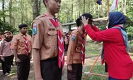 SMK Sepuluh Nopember Sidoarjo Gelar Perkemahan dan Pelantikan Pramuka Penegak Pangkalan