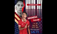 Link nonton streaming Indonesia vs Thailand final SEA Games 2023 hari ini gratis, klik di sini