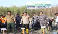 Kapolres Batubara dan TNI AL Tanam Mangrove Massal, Ini Kata Presiden Jokowi 