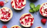 Bisa jadi ide untuk jualan! Ini resep mini raspberry cheesecake yang manis dan creamy