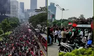 Kemacetan Panjang Akibat Arak-arakan Timnas Indonesia