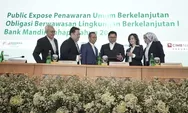 Komitmen Bangun Bisnis Berkelanjutan, Bank Mandiri Incar Rp5 Triliun dari Penerbitan Green Bond