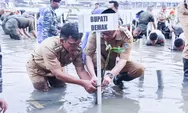 Wabup Demak Tanam Mangrove Serantak, Antisipasi Banjir Rob di Pesisir