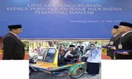 Deputi Gubernur BI Naik Becak Siantar Usai Pengukuhan Muqorobin