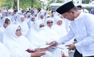  Alhamdulillah..203 Jemaah Calhaj Simalungun Dapat Ini Dari Bupati 