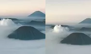 Viral, momen Gunung Bromo diselimuti awan putih dan 6 destinasi lain di Tengger Semeru yang tak kalah keren