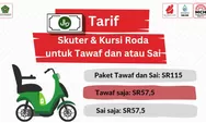Ini Tarif Sewa Skuter dan Kursi Roda untuk Jemaah Saat Tawaf dan Sai