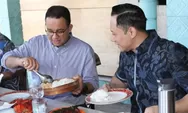 Anies Baswedan makan satu meja dengan ketua umum Partai Demokrat, benarkah AHY jadi  bakal Cawapres Anies ?