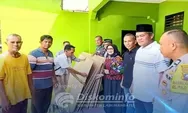 Wakil Bupati Labuhanbatu Bantu Korban Angin Puting Beliung 