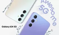 Samsung A34 5G Diotaki Chipset Mediatek Dimensity 1080 dan Layar Super AMOLED 120Hz, Harga Hanya Segini