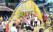 Antusias Warga Padati Lokasi Peresmian Balai Adat Dayak, Polsek Air Besar Berikan Pengamanan