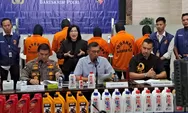 Ribuan Botol Oli Palsu Terungkap Dengan Omzet Per Bulan Miliaran Rupiah