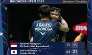 Apri/Fadia terhenti dibabak Quarter Final Indonesia Open 2023, Netizen: Ada apa dengan angka 13?