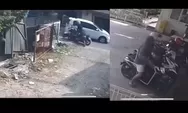 Aksi Heroik Warga Tabrakan Sepeda Motornya Demi Tangkap Pelaku Curanmor Viral, Netizen: Respect!