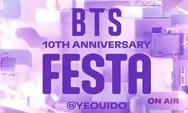 Berubah Menjadi Lautan Ungu, Perayaan 10 Tahun BTS Dihadiri 750 Ribu Penggemar