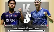 LIVE STREAMING! Final Indonesia Open 2023, Antony Sinisuka Ginting VS Viktor Axelsen