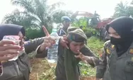 Personil Satpol PP Menjerit Setelah Seorang Penggarap PTPN 2 Lakukan Extrim