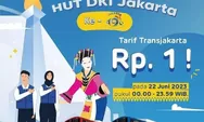 Tarif Naik MRT, LRT, Transjakarta Rp 1 Hari Ini HUT Jakarta 22 Juni 2023