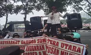 Marga-SU Demo di DPRD Sumut Soroti 100 anggota dewan Hamburkan Dana Sosper Rp100 M