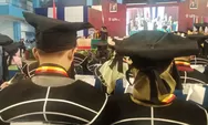 Wisudawan mahasiswa UPI pinjam toga....Wisuda Ramah Lingkungan??