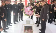 Sambut Hari Bhayangkara, Polres Aceh Selatan Ziarah ke Makam Pahlawan Cut Ali