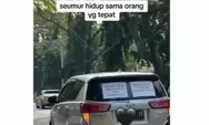 VIRAL! Istri Habis Operasi Caesar dan Harus Bawa Mobil Pelan, Suami Tulis Permohonan Maaf