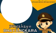 Mudah Dipakai, Ini 20 Link Twibbon HUT Bhayangkara ke 77 Tahun 2023 Terbaru, Desain Keren!