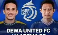 BRI Liga 1 Hari Ini: Prediksi dan Rekor Pertemuan Dewa United vs Arema FC