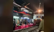 Viral! Detik-Detik Kereta Api Melintas Depan Hajatan Warga, Netizen: Pelan-Pelan Supir