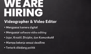 Lowongan kerja videographer dan video editor untuk Fraksi PDI Perjuangan DPRD DKI Jakarta