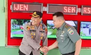 Baru Menjabat, Kapolres Padangsidimpuan ke Dandim 0212 Tapsel: Semoga ke Depan TNI Polri Lebih Kompak