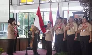 Lantik Kepengurusan Kawarcab Pramuka Kabupaten Batang, Kamabicab Lani Dwi Rejeki: Tahun Politik Harus Netral