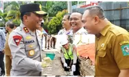 Peletakan Batu Pertama Pembangunan Mapolsek Parapat, Wisatawan Terjamin Kenyamanannya