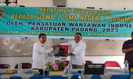 PWI Perwakilan Palas Latih Siswa SMAN 1 Barumun Pahami Dunia Jurnalistik 