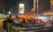 Pawai Obor, Warga RW 01 Sukahati Turun ke Jalan Peringati Tahun Baru Islam