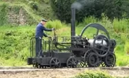 Kereta api tertua di dunia diciptakan Richard Trevithick insinyur Inggris, ternyata begini sejarahnya