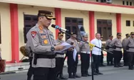 Kapolresta Deli Serdang Pimpin Sertijab Kasat Reskrim dan Kapolsek Galang