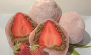 Ide Jualan Viral Mochi Kekinian Isi Strawberry, Begini Cara Membuatnya