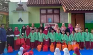 Memperingati Bulan Muharram, SDN Nanggewer 02  Berikan Santunan Yatim dan Dhuafa