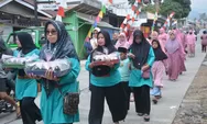 Wujudkan Rasa Syukur, Warga Desa Bawang Arak 8 Gunungan Hasil Bumi dan 260 Nasi Tumpeng