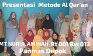 Peduli Pengentasan Buta Aksara AlQuran, ATC Sosialisasi Metode Baca Al Quran Ke MT. Nurul Aminah Panmas Depok