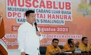 Elkananda Shah Ketua DPC Partai Hanura Simalungun, Bupati Ajak Berkolaborasi Majukan Daerah 