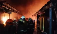 Kebakaran di Pasar Sadang Serang Bandung Hanguskan 179 Los, Kerugian Diperkirakan Ratusan Juta Rupiah